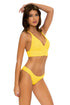 Luli Fama Playa Vibes CROSS BACK BUSTIER TOP